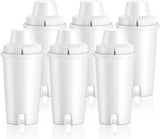 Standard Water Filter for Brita Water Pitchers and Dispensers, including Metro Everyday UltraMax Classic 35557, Mavea 107007, Grand, Lake, OB03, NSF Certified, BPA-Free, 6 Pack
