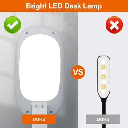 LED_Desk_Lamp_for_Office_Home_&_Battery_Operated_Lamp_Rechargeable_Lamp_Foldable_&_Portable_Light,_[2-Fold_Bracket]_3_Brightness_Dimmable_Small_Desk_Lamp_Wireless_Reading_Lamp_(White)
