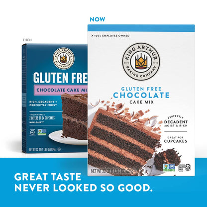King_Arthur_Gluten_Free_Chocolate_Cake_Mix:_Rich,_Moist,_and_Delicious_Dessert_for_Birthdays_and_Special_Occasions_-_Non-GMO,_Kosher,_Non-Dairy_Baking_Mix_(22_oz)