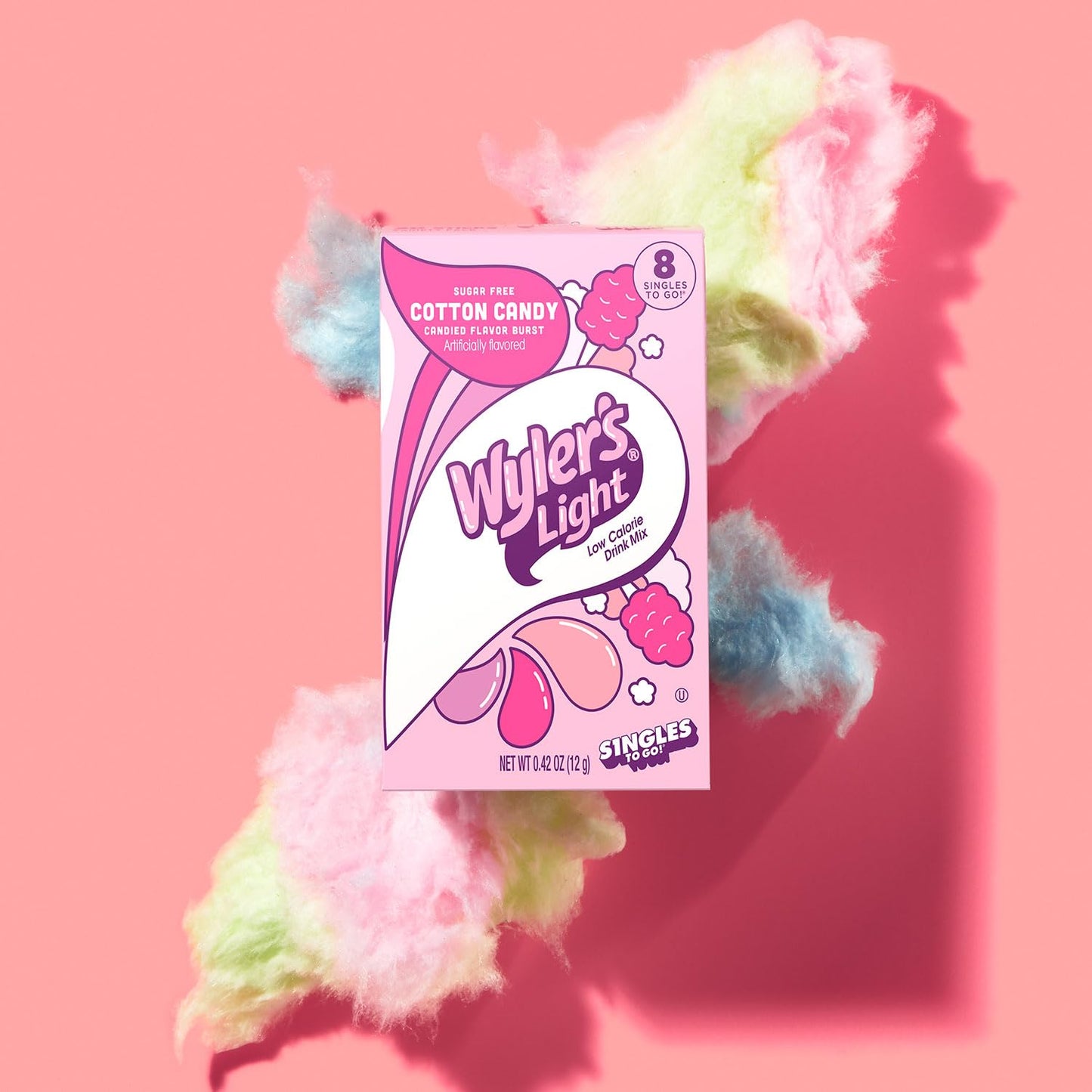 Wyler's_Light_Singles_To_Go_Powder_Packets,_Water_Drink_Mix,_Watertok_Cotton_Candy,_96_Servings,_8_Count_x_Pack_of_12