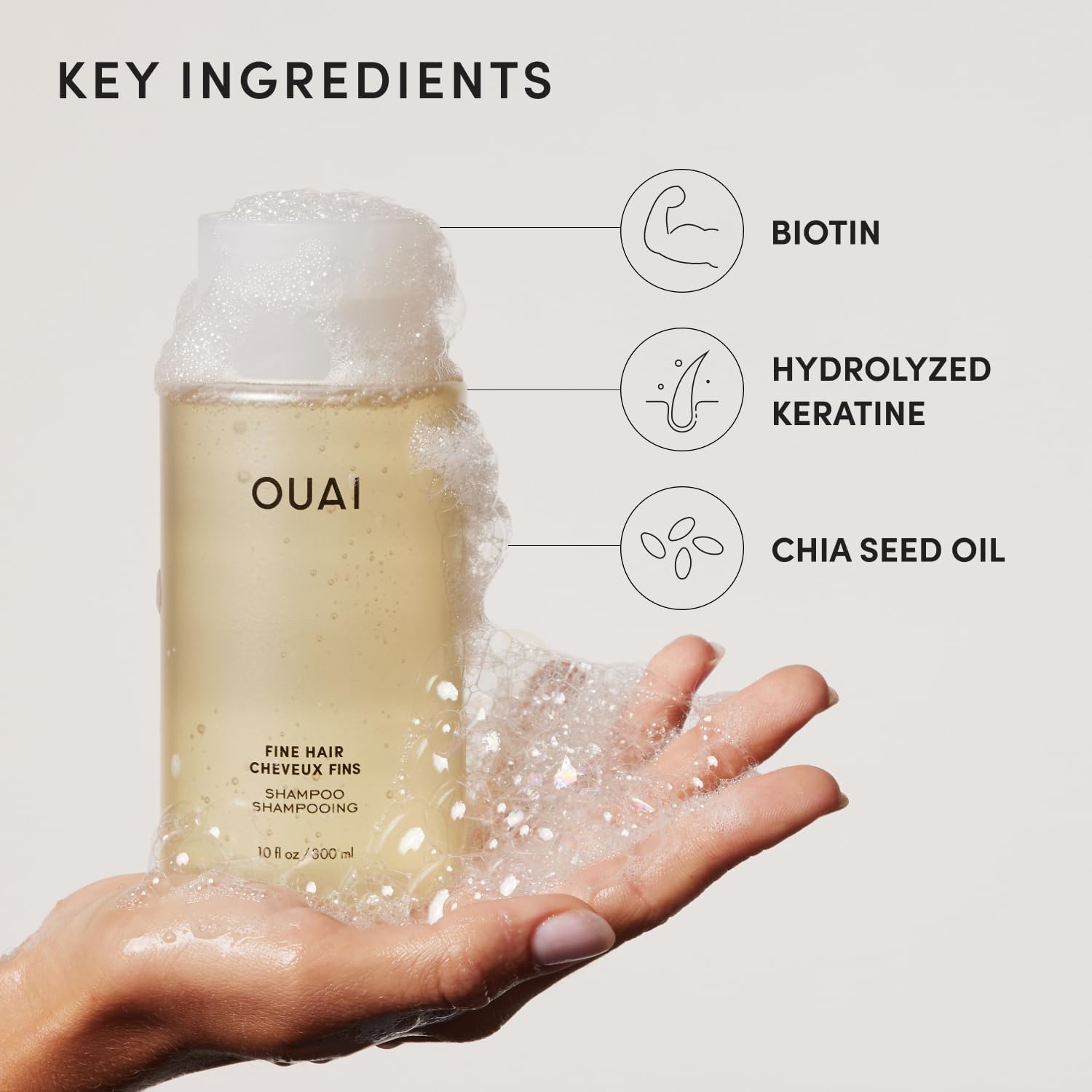 OUAI_Fine_Hair_Shampoo_-_Biotin_Thickening_Shampoo_for_Flat,_Thin_Hair_-_Volumizing_&_Strengthening_Keratin_&_Chia_Seed_Oil_for_Women_&_Men_-_Lightweight,_Color-Safe,_Sulfate_Free,_10_Oz