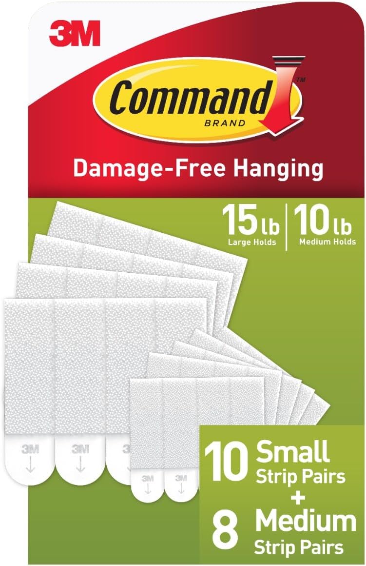 Command_10_lb_&_5_lb_Medium_and_Small_18_Pairs_Picture_Hanging_Strips_(36_Strips),_Damage-Free_Hangers_for_Picture_Frames,_No_Tools_Required,_Great_for_Home_Room_Wall_Decor,_White_Adhesive