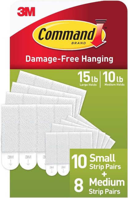 Command_10_lb_&_5_lb_Medium_and_Small_18_Pairs_Picture_Hanging_Strips_(36_Strips),_Damage-Free_Hangers_for_Picture_Frames,_No_Tools_Required,_Great_for_Home_Room_Wall_Decor,_White_Adhesive