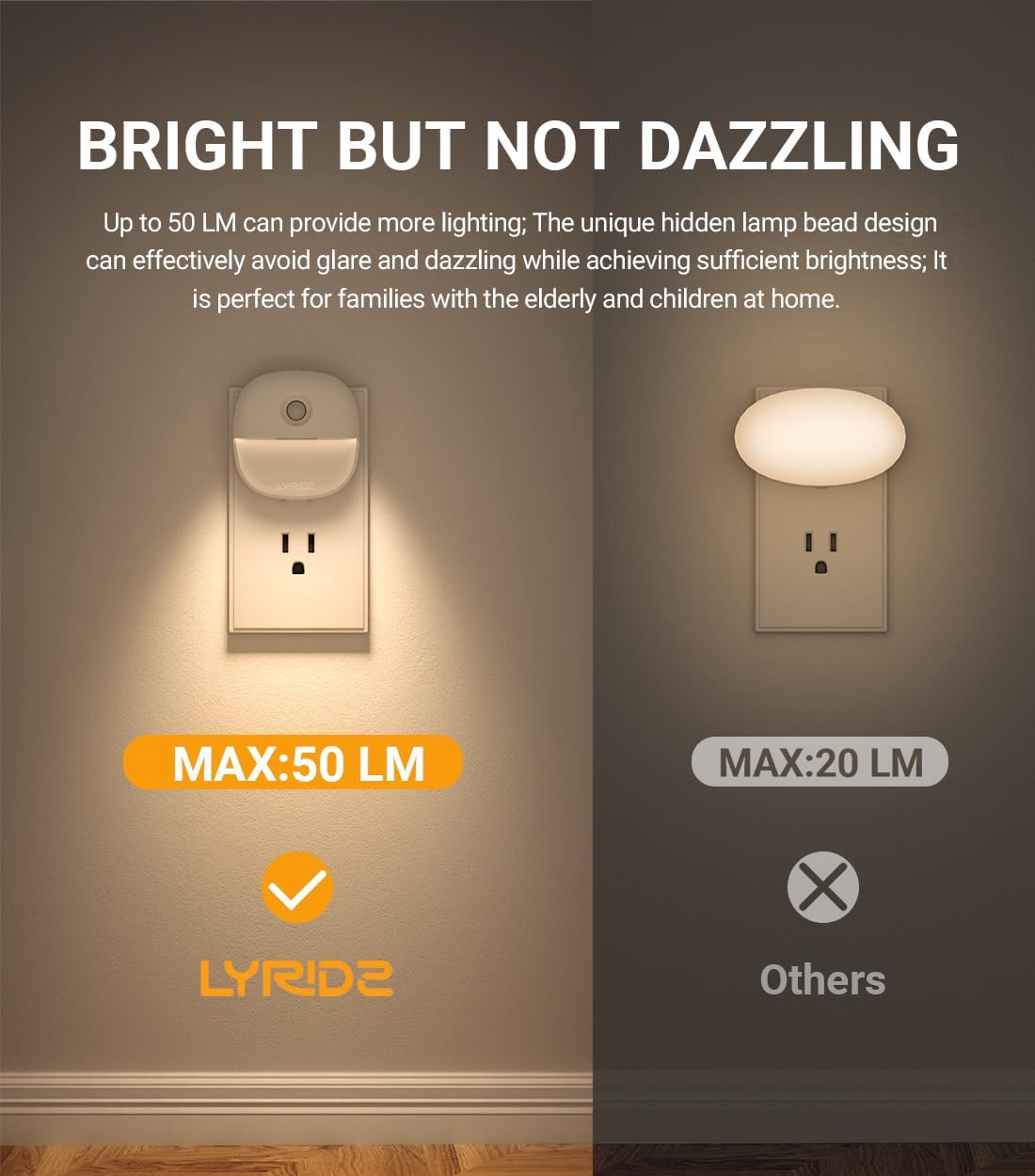 Lyridz_Plug_in_Night_Light_with_Motion_Sensor_and_Dusk_to_Dawn_Sensor,_Dimmable_Warm_Nightlight_with_1-50lm_Adjustable_Brightness_Indoor_for_Bedroom,_Bathroom,_Stairs,_Hallway,_2_Pack
