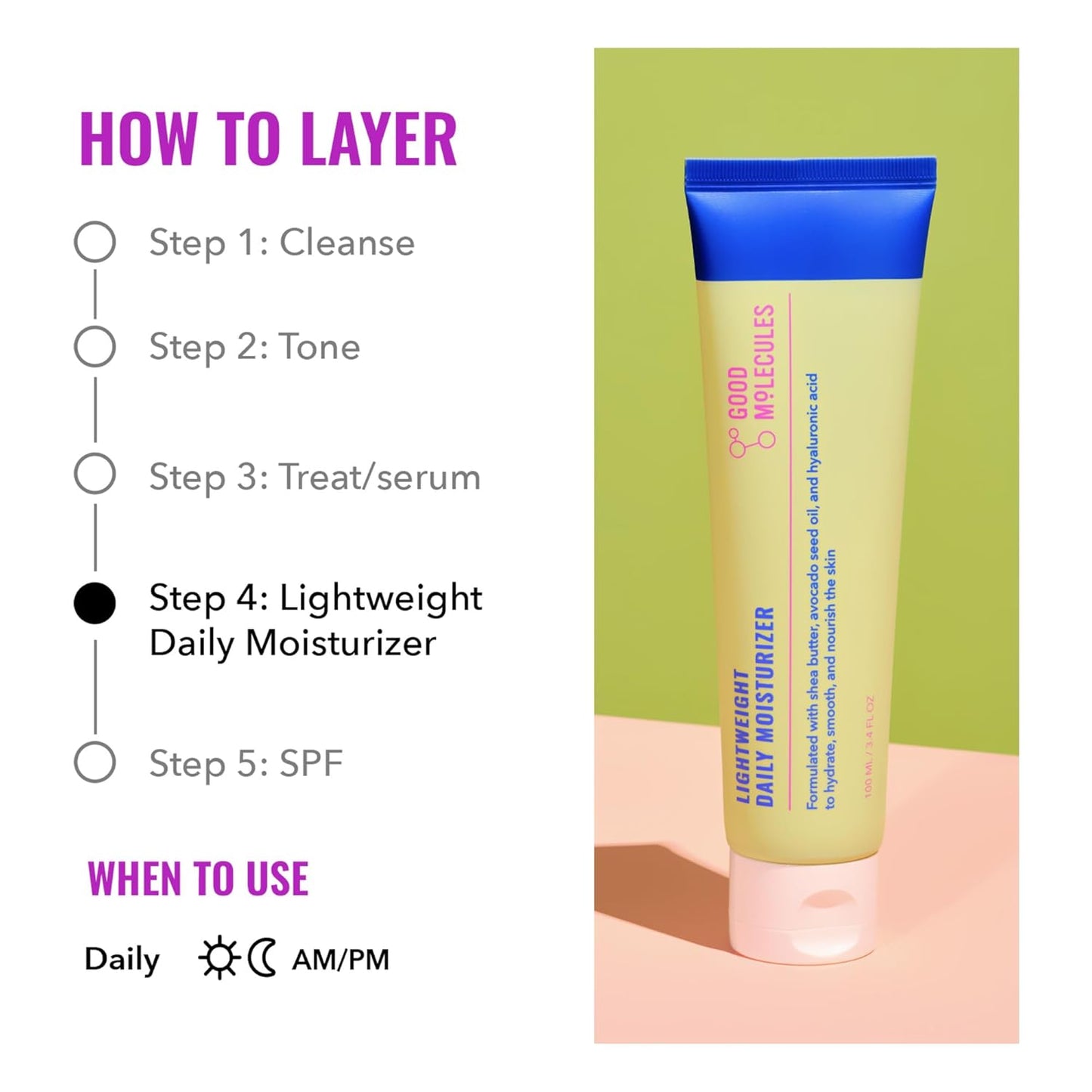 Good_Molecules_Lightweight_Daily_Moisturizer_Face_Cream_–_100_ml_/_3.38_fl_oz_-_Non-Greasy_Facial_Moisturizer_Face_Lotion_with_Shea_Butter_&_Hyaluronic_Acid