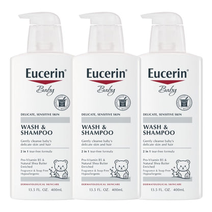 Eucerin_Baby_Unscented_Baby_Shampoo_and_Body_Wash,_Hypoallergenic,_Tear_Free_Shampoo_and_Wash_with_Pro-Vitamin_B5_and_Shea_Butter,_13.5_Fl_Oz_Bottle_3_pack