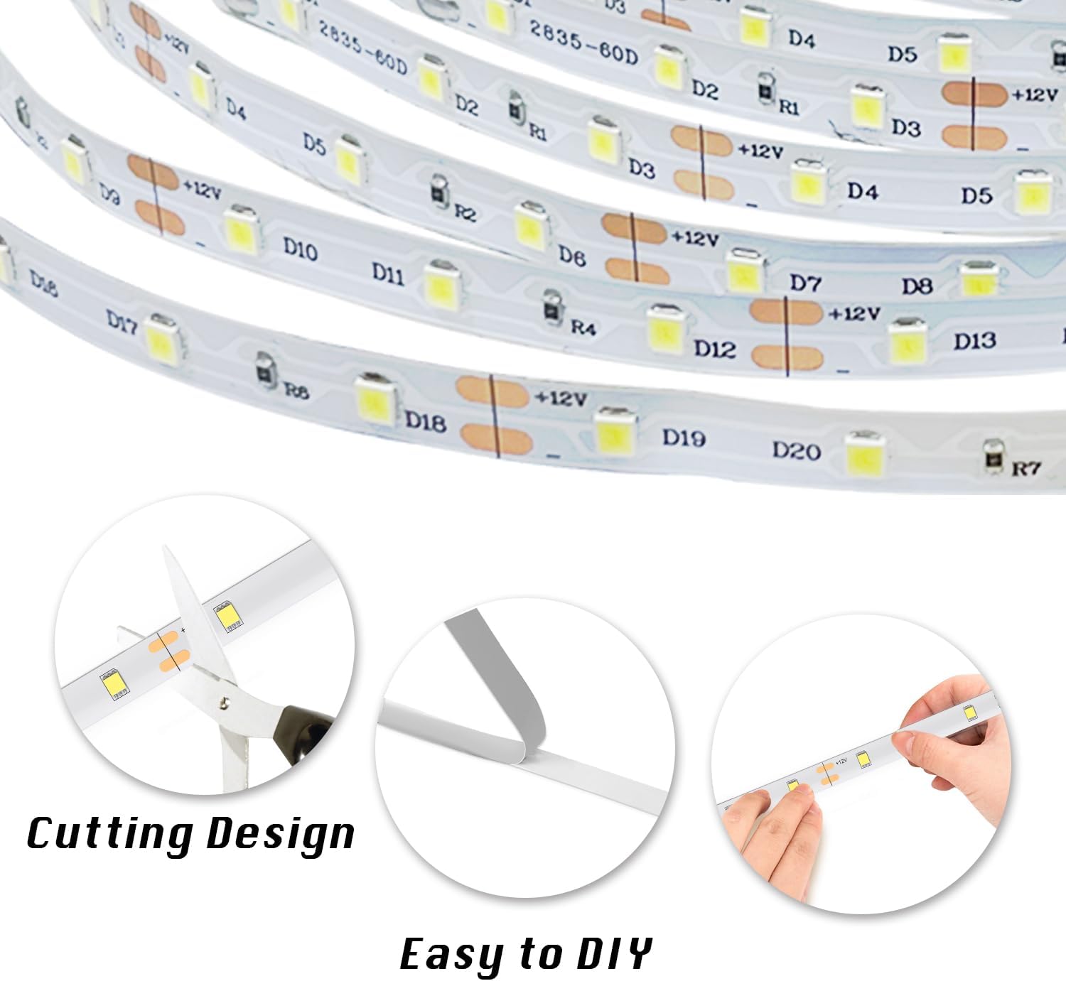 dalattin_White/Warm_White_LED_Strip_Lights,_16.4FT/20FT/40FT/50FT_Dimmable_Super_Bright_24V_Led_Tape_Light_6500K_360_LEDs_Lights_for_Bedrooms,_Mirror,_Kitchen,_Home_Decoration
