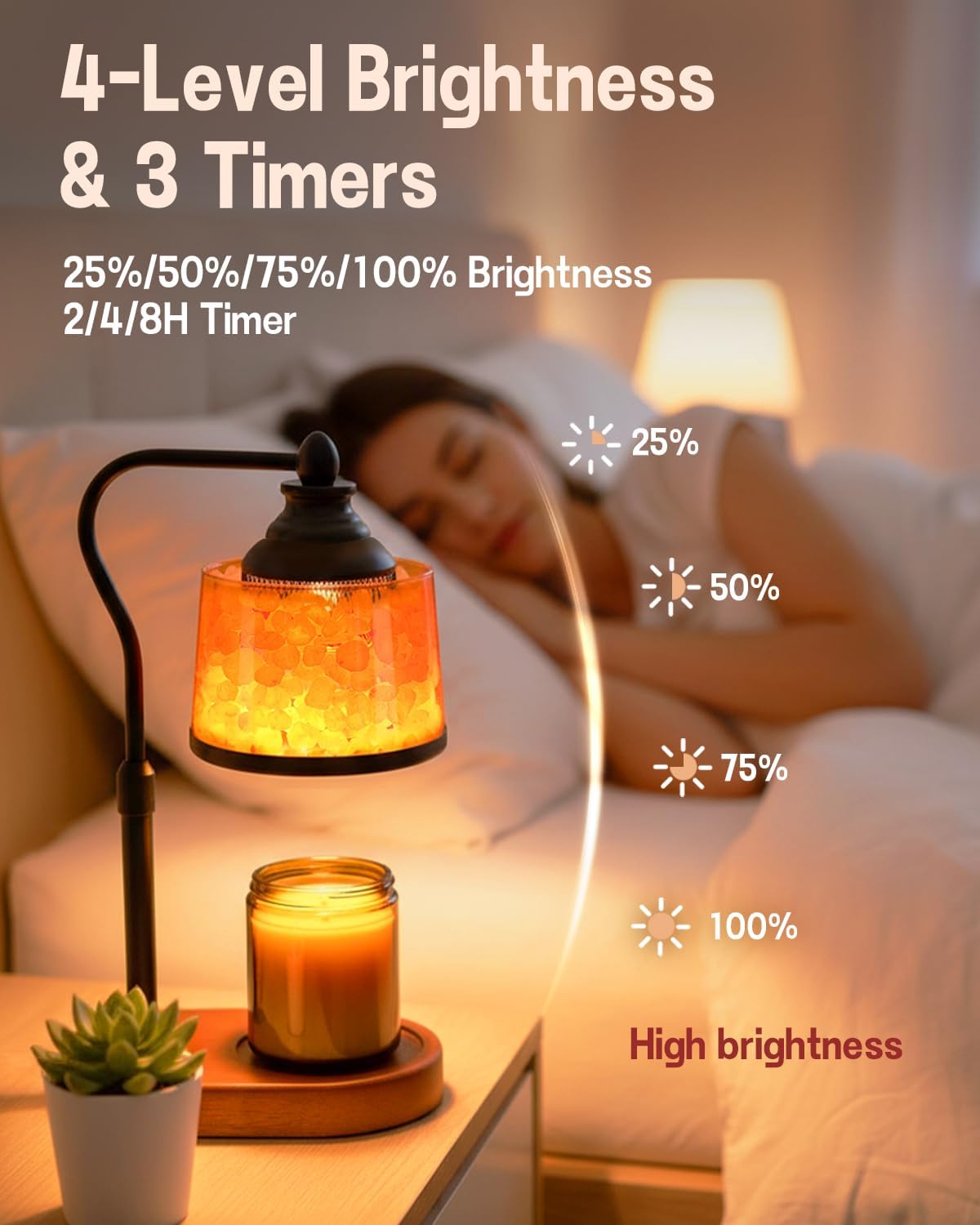 3-in-1_Candle_Warmer_Lamp_with_Timer_Dimmable,_Himalayan_Salt_Lamp_&_Passive_Diffuser,_Gifts_for_Women,_House_Warming_Gifts_New_Home_Decor,_Wax_Melt_Warmer_for_Jar_Candles_(2_Bulbs)