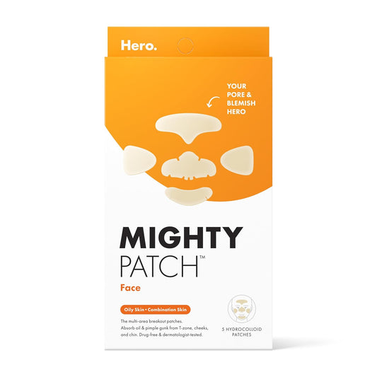 Mighty_Patch_Hero_Cosmetics_Face_Patch_-_XL_Hydrocolloid_Face_Mask_for_Acne,_5_Large_Pimple_Patches_for_Zit_Breakouts_on_Nose,_Chin,_Forehead_&_Cheeks_(1_Count)