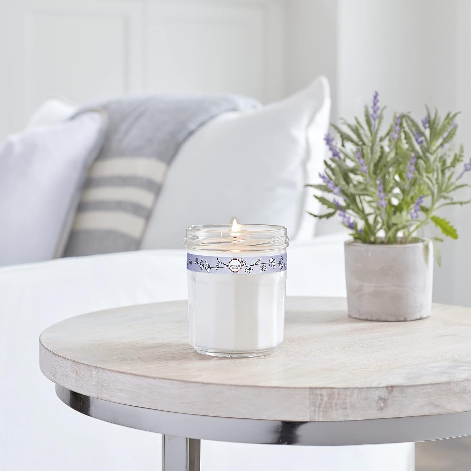MRS._MEYER'S_CLEAN_DAY_Lavender_Soy_Candle,_Garden-Inspired_Aromatherapy_Homekeeping,_35_Hour_Burn_Time,_Made_with_Essential_Oils,_7.2_oz_Large_Glass_Jar_Candles_(Pack_of_2)