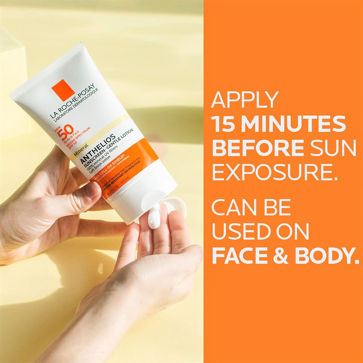 La_Roche-Posay_Anthelios_Mineral_Sunscreen_SPF_50_Gentle_Lotion,_Broad_Spectrum_SPF_+_Antioxidants,_Face_&_Body_Sunscreen,_Titanium_Dioxide_&_Zinc_Oxide,_Oxybenzone_Free,_Oil_Free