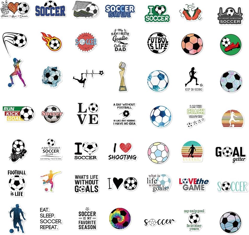 150_PCS_World_Cup_Football_Soccer_Stickers_Soccer_Sports_Stickers_Vinyl_Waterproof_Sticker_Graffiti_Decals_Soccer_Gifts_for_Water_Bottle_Helmets_Scrapbook_World_Cup_Kids_Teens_Adults