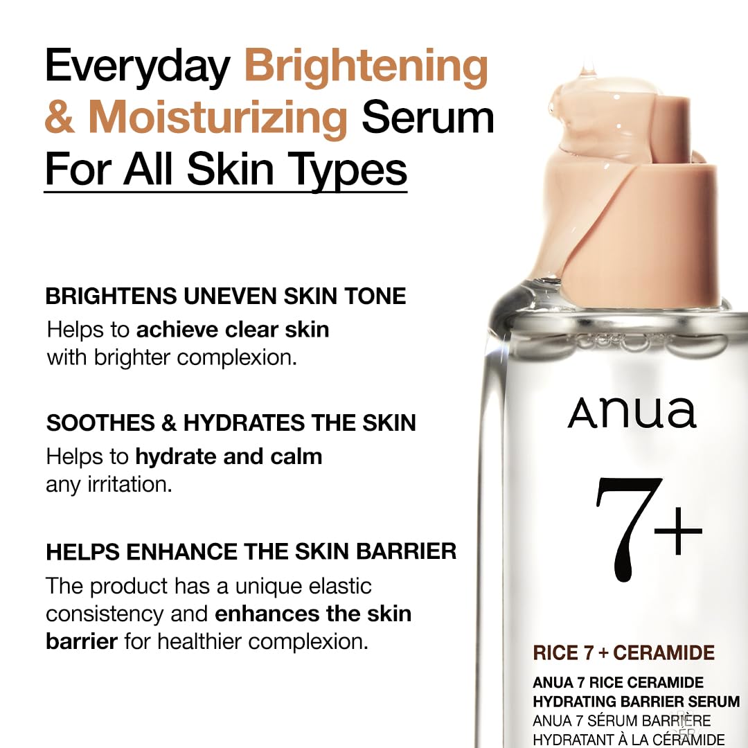 Anua_Rice_Ceramide_7_Hydrating_Barrier_Serum,_Moisturizing_Face_Serum,_Non-comodogenic,_Hyaluronic_Acid,_Niacinamide,_Lightweight,_Fragrance_Free,_Sensitive_Dry_Skin,_Korean_Skincare,_1.69_fl_oz