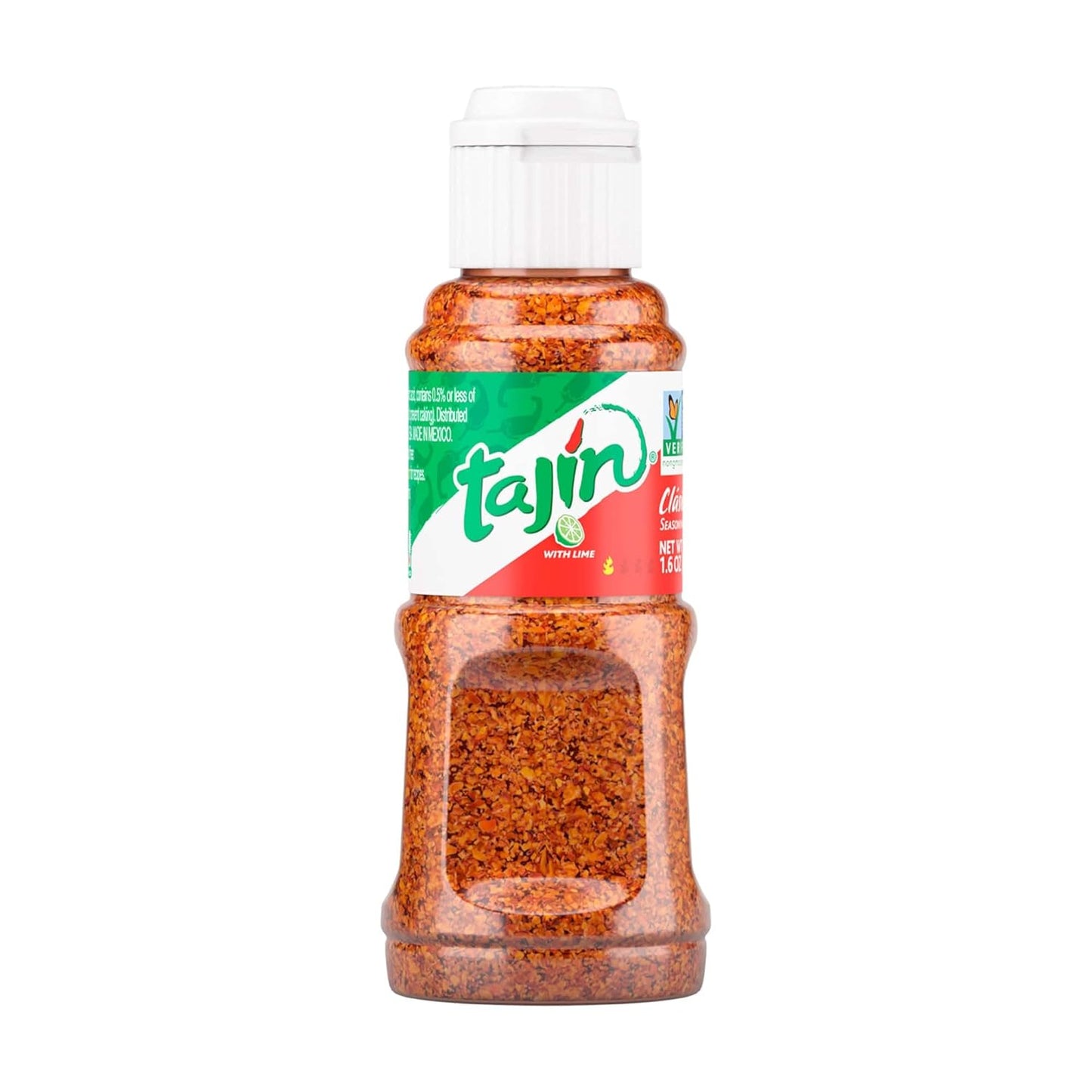 Tajin_Clasico_Seasoning,_Mini_Portable_Mexican_Chili_Lime_Spice_Blend_for_Fruit,_Snacks,_Tacos,_and_Cocktails,_Zesty_Flavor_Enhancer,_1.6_oz_(Pack_of_1)