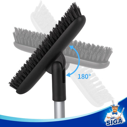 MR.SIGA_Heavy_Duty_Grout_Scrub_Brush_with_Long_Handle,_Shower_Floor_Scrubber_for_Cleaning,_Tile_Scrub_Brush_with_Stiff_Bristles