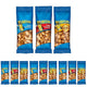 Salted Cashews, Salted Peanuts & Honey Roasted Peanuts - 36 Count (Pack of 4)