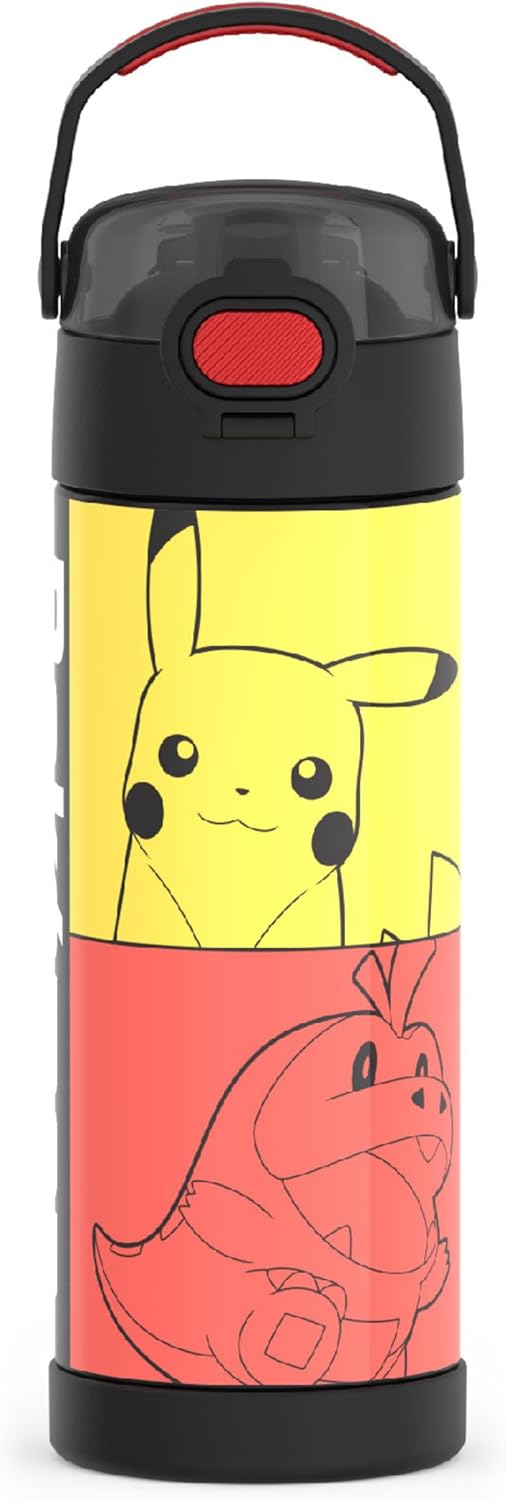 THERMOS_FUNTAINER_16_Ounce_Stainless_Steel_Vacuum_Insulated_Bottle_with_Wide_Spout_Lid,_Pokemon