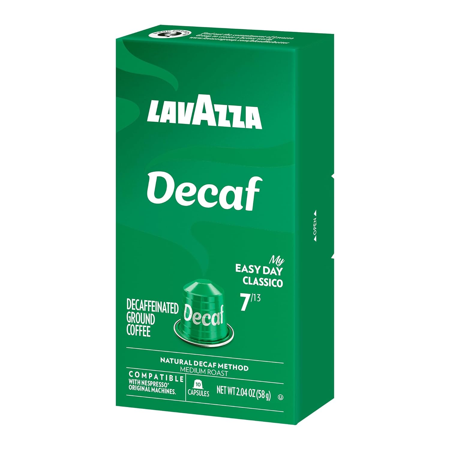 Lavazza_Espresso_Maestro_Decaf_(DEK)_Aluminum_Capsules_Compatible_with_Nespresso*_Original_Machines,_Medium_Espresso_Roast,_Arabica_and_Robusta_Blend_(60_Capsules)_-_Packaging_May_Vary