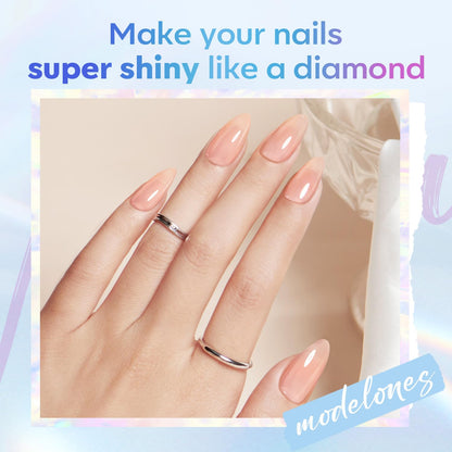 modelones_Gel_Top_Coat,_15_ml_2026_Upgrade_Super_Shiny_Base_and_Top_Coat_Set,_Soak_Off_Nail_Lamp_Acid_Free_No_Wipe_Clear_Base_Top_Gel_Nail_Polish
