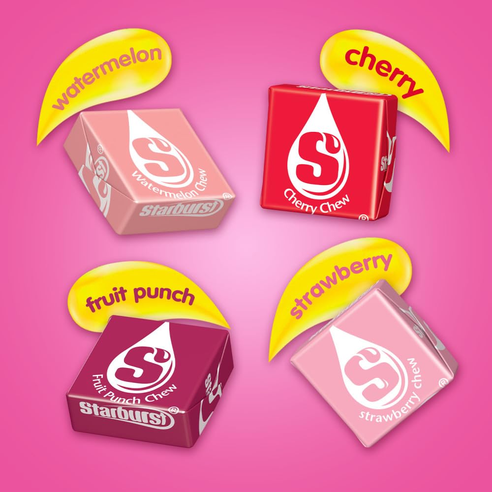 STARBURST_FaveREDS_Fruit_Chews_Candy,_Chewy_Candy,_15.6_oz_Sharing_Size_Bag