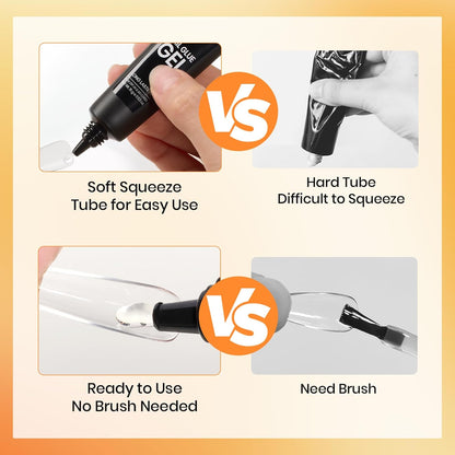 Beetles_2Pcs*20g_Solid_Nail_Glue_Gel,_Tipex_Soft_Nail_Tips_Glue_Super_Strong_for_Acrylic_Nails_Extension_Fake_Nails_Press_On_Nails,_Spring_Nail_Art,_U_V_Light_Required