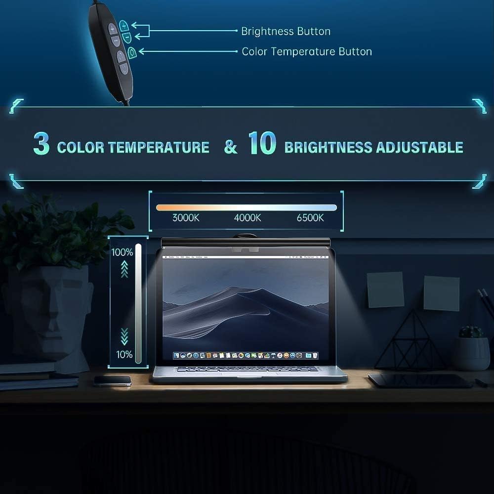 CATPOWER_Portable_Laptop_Monitor_Light_Bar_with_USB_Connection,_e-Reading_LED_Task_Lamp,_3_Color_Temperature_Settings,_10_Levels_of_Brightness_Adjustment,_No_Glare_on_The_Screen,_Saves_Space