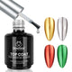 0.51 Fl Oz (Pack of 1) - Clear Gel Top Coat for Chrome Nail Powder