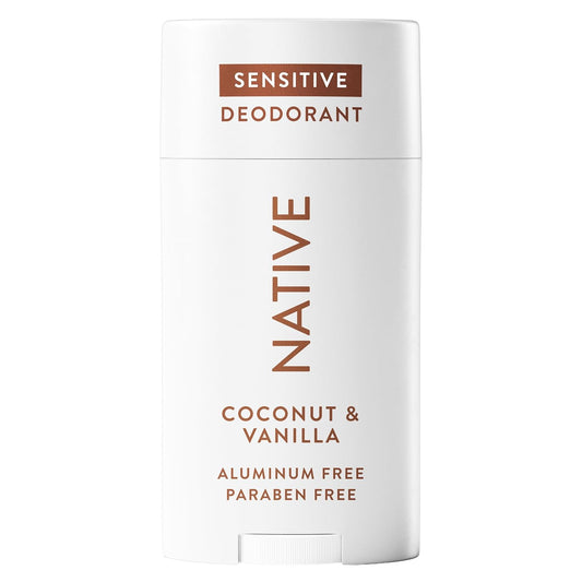 Native_Sensitive_Deodorant_Contains_Naturally_Derived_Ingredients,_72_Hour_Odor_Control_|_Deodorant_for_Women_&_Men,_Aluminum_Free_with_Baking_Soda,_Coconut_Oil_and_Shea_Butter,_Coconut_&_Vanilla