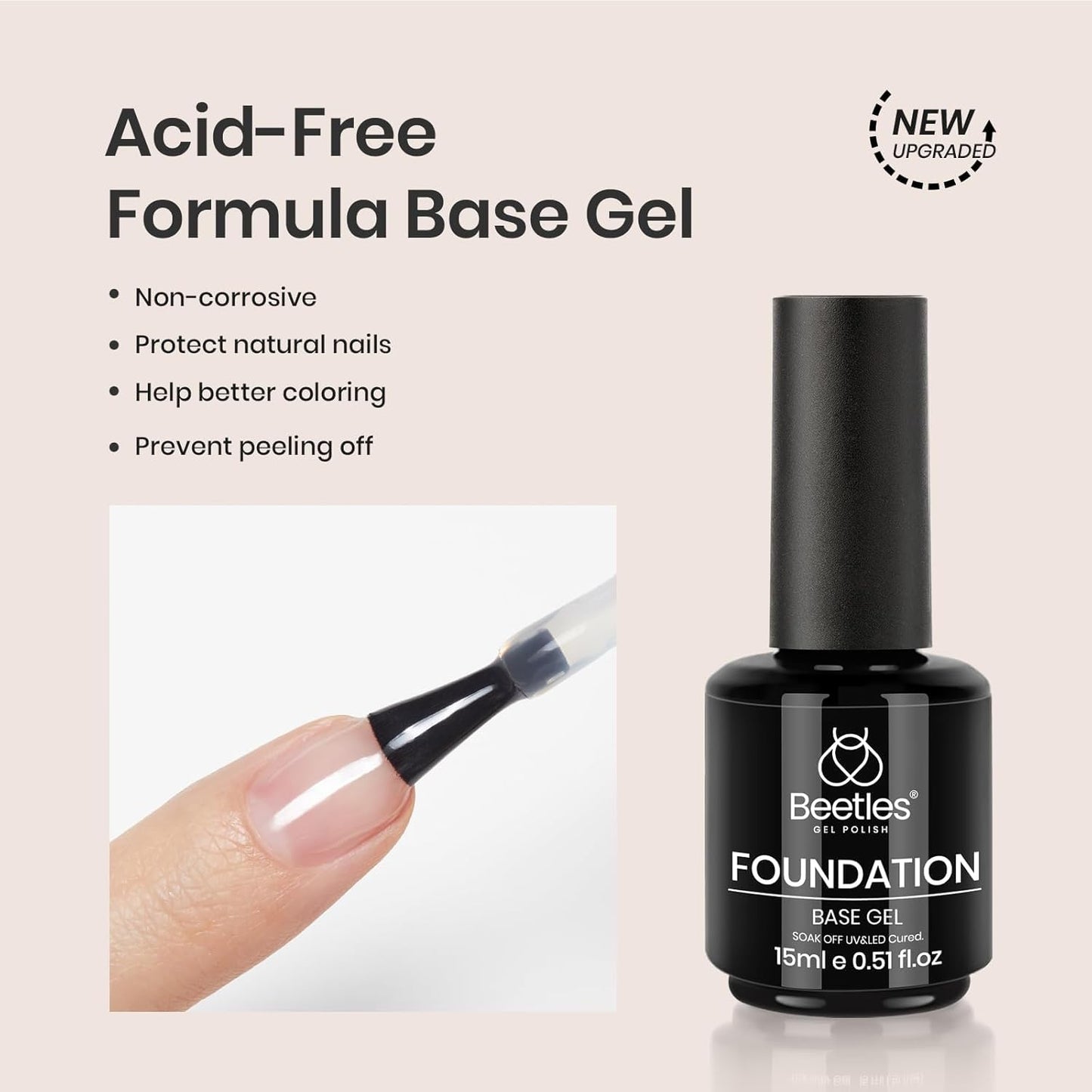 Beetles_2_Pcs_15ml_No_Wipe_Gel_Top_Coat_and_Base_Coat_Set_-_Shine_Finish_and_Long_Lasting_Soak_Off_LED_Nail_Lamp_Gel_Base_Top_Coat_Finish_Nail_Art_Design_Manicure_Gifts_for_Women