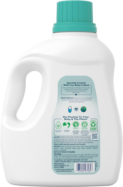 ARM_&_HAMMER_Baby,_77_Loads_Hypoallergenic_Liquid_Laundry_Detergent,_100.5_fl_oz