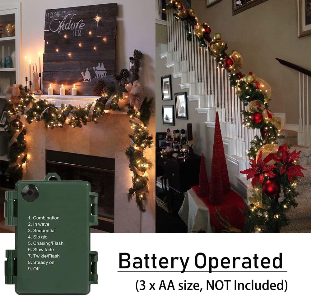 Solhice_2_Pack_20ft_Battery_Operated_Christmas_Lights_with_Remote,_50_LEDs_Mini_Twinkle_String_Lights,_Warm_White_Garland_Xmas_Tree_Fairy_Lights