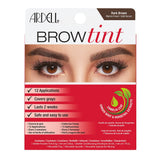 Ardell Brow Tint Kit Medium Brown – Eyebrow Dye Kit, Long-Lasting Brow Color with Natural Extracts, DIY Eyebrow Tint for Full Gray Coverage