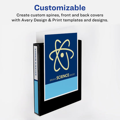 Avery_Heavy-Duty_View_3_Ring_Binder,_1"_Slant_Rings,_1_Black_Binder_|_For_Heavy_School,_Home_and_Office_Use,_DuraHinge_Tear-Resistant_Spine,_DuraEdge_Split-Resistant_Sides