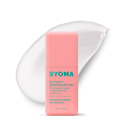 BYOMA_De-Puff_+_Brighten_Eye_Gel_-_Lightweight_Gel_Eye_Cream_for_Dark_Circles,_Puffiness_&_Wrinkles_-_Under_Eye_Cream_With_Hyaluronic_Acid_&_Vitamin_C_-_Barrier_Repair_Skincare_-_0.68_fl._oz