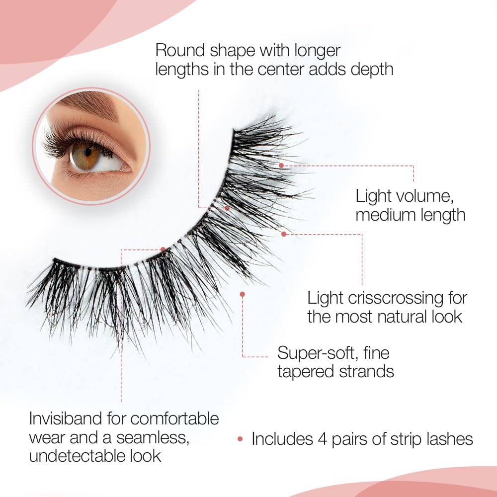Ardell_Naked_Lashes_420_–_Lightweight_Natural_Strip_Lashes_with_Invisiband,_Reusable_False_Eyelashes,_Multipack,_4_Pair,_1_Pack