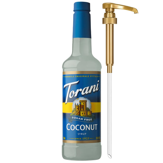 Torani_Sugar_Free_Coffee_Syrup,_Coconut_Flavored_Syrup_for_Drinks,_Zero_Calorie,_Pump_Included,_25.4_Fl_Oz