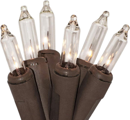 612_Vermont_20_Clear_Mini_Christmas_String_Lights_on_Brown_Wire_Cord,_UL_Approved_for_Indoor_Use_Only,_5_Foot_of_Lighted_Length,_6_Foot_of_Total_Length