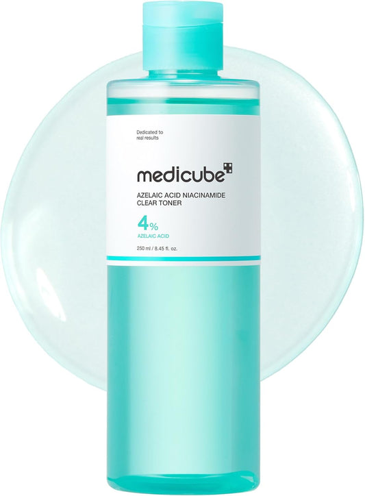 medicube_Azelaic_Acid_Niacinamide_Clarifying_Toner_|_Troubled_Skin_Care,_Ideal_for_Purifying_&_Calming_|_4%_Azelaic_Acid_&_2%_Niacinamide|_Soothing_Daily_Toner_|_Korean_Skin_Care_|_8.45_fl.oz
