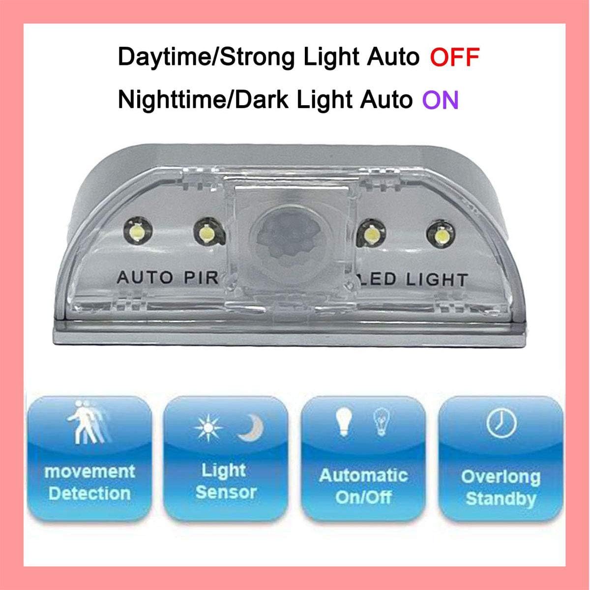 Home_Keyhole_Infrared_PIR_Wireless_Auto_Sensor_Motion_Detector_LED_Light_lamp_for_Kitchen_Hallway_Stairway_Silver