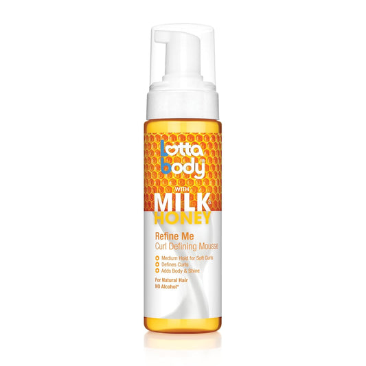 Lottabody_Refine_Me_Curl_Defining_Mousse_with_Milk_&_Honey,_Lightweight,_Moisture-Rich_Frizz-Control_Styling_Mousse_for_Softly_Defined_Natural_Curly_&_Coily_Hair,_7_oz