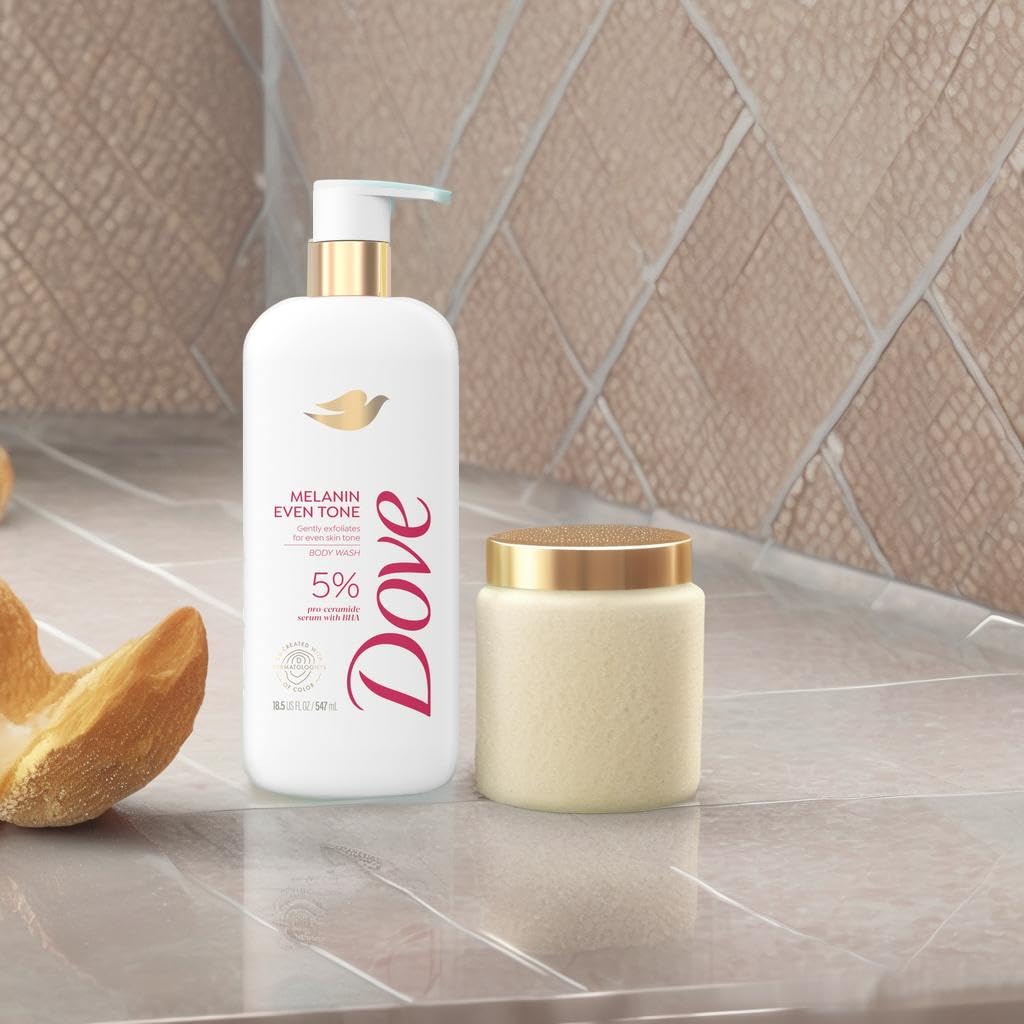 Dove_Exfoliating_Body_Wash_Melanin_Even_Tone_Promotes_Even_Skin_Tone_5%_pro-ceramide_serum_with_BHA_18.5_oz