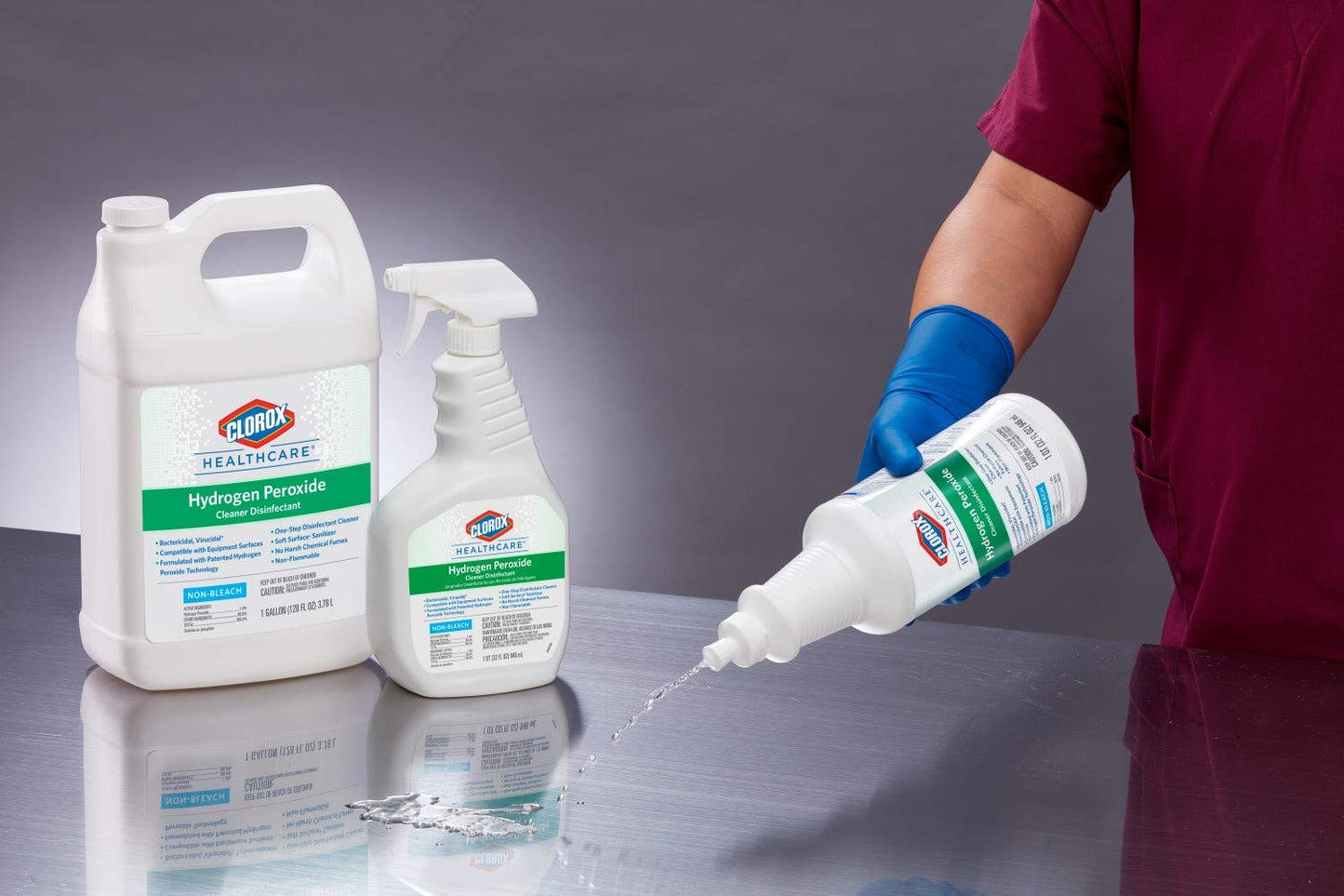 Clorox_Healthcare_Hydrogen_Peroxide_Cleaner_Disinfectant,_Bleach_Free,_32_Fluid_Ounces_(Package_May_Vary)