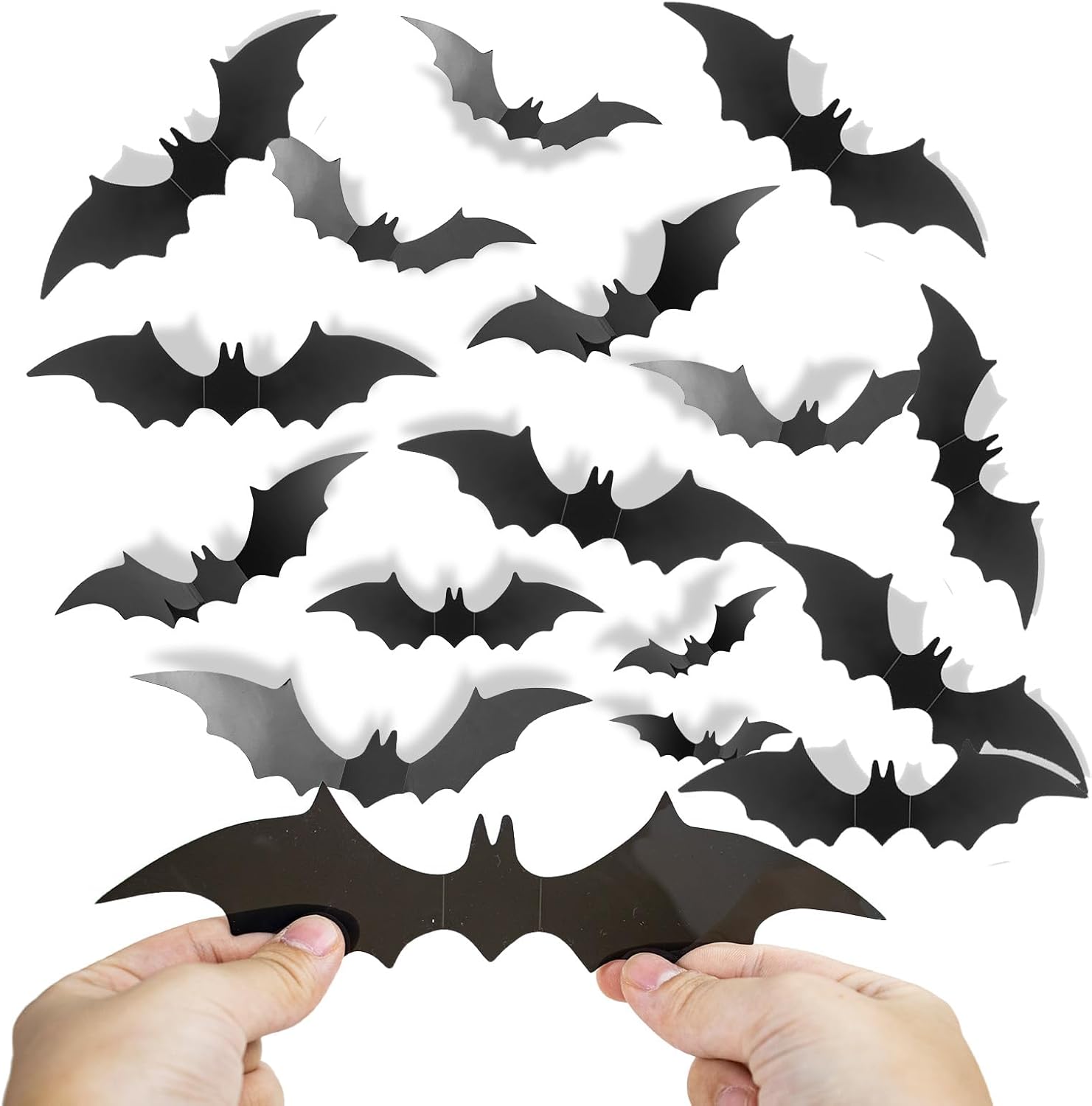 152_Pcs_Black_Bats_Big_Sizes_Halloween_Scary_Bats_for_Home_Window,Room_Decor_DIY_Halloween_Party_Supplies
