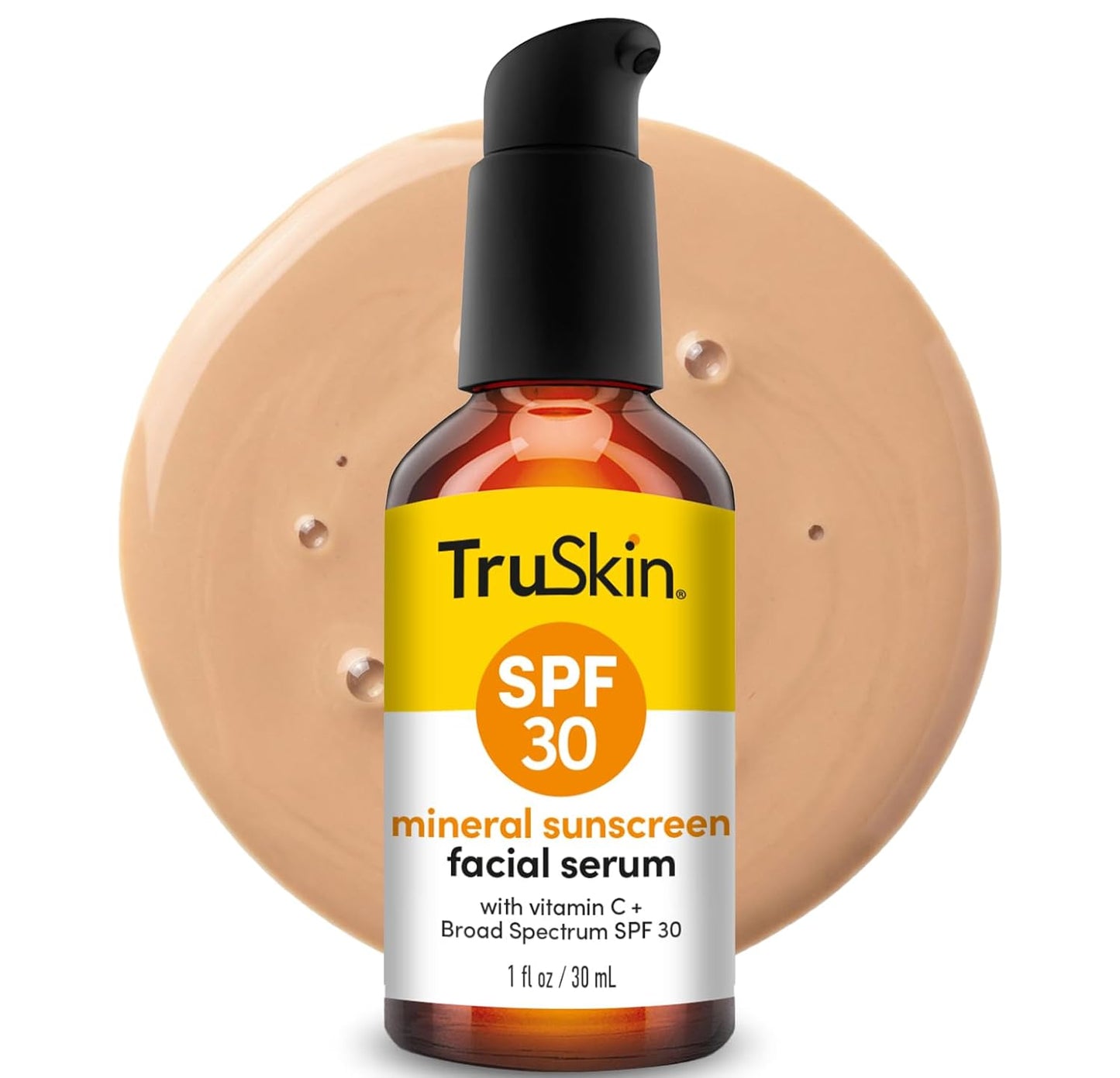 TruSkin_Sunscreen_Serum_for_Face_-_SPF_30_Universal_Tinted_Mineral_Sunscreen_Face_Serum_with_Zinc_Oxide_-_Sheer,_Lightweight_Finish_with_Vitamin_C,_Hyaluronic_Acid,_Ceramides_&_Niacinamide,_1_fl_oz