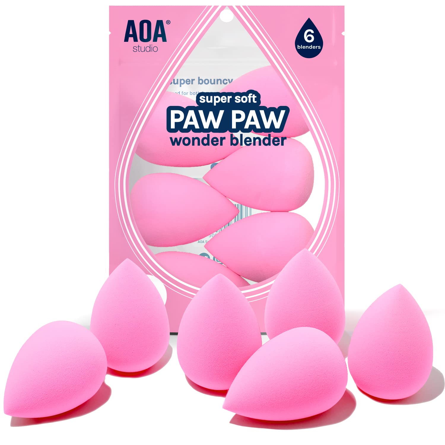 AOA_Studio_Collection_makeup_Sponge_Set_Latex_Free_and_High-definition_Set_of_6_makeup_Wonder_blender_For_Powder_Cream_and_Liquid,_Super_Soft_Wonder_Beauty_Cosmetic