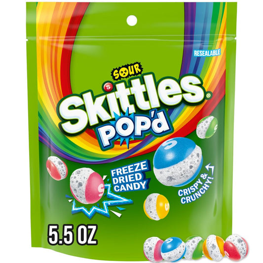 SKITTLES_POP'd_Sour_Freeze_Dried_Candy_Assortment,_5.5_Oz_Resealable_Bag