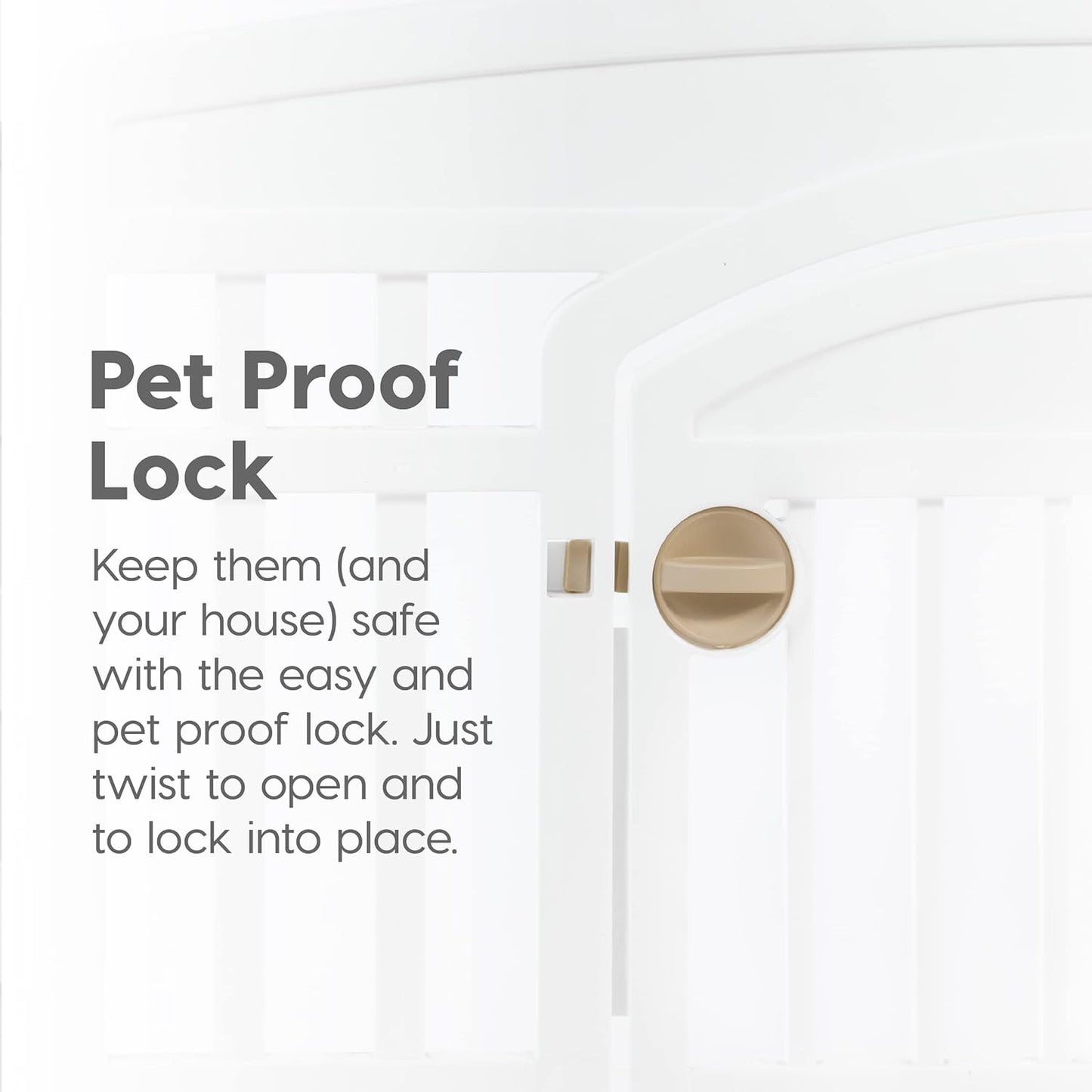 IRIS_USA_24"_Dog_Playpen_with_Door,_4-Panel_Pet_Enclosure_for_Small_Dogs,_White