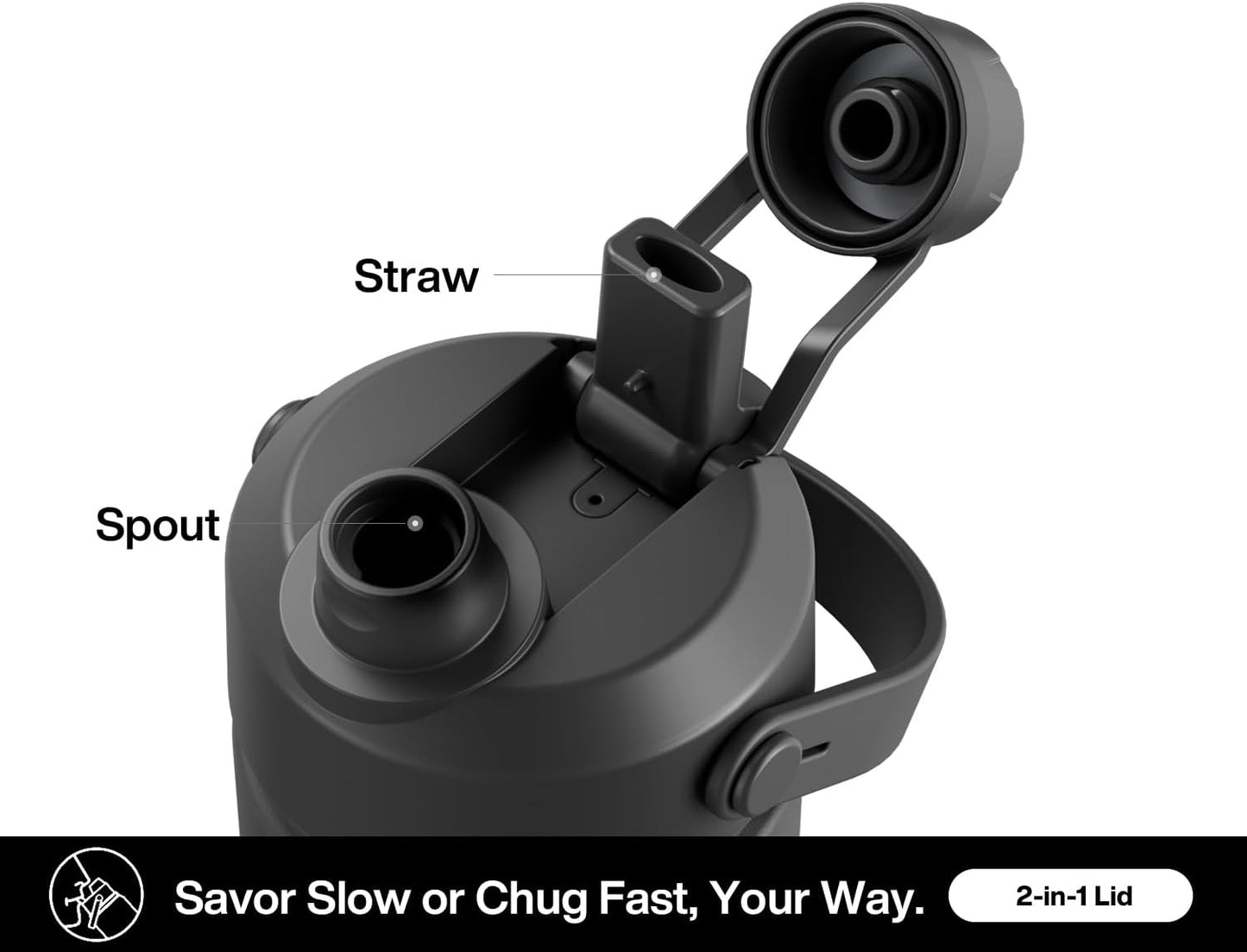 POWCAN_26_oz_Insulated_Water_Bottle_with_2-in-1_Straw_and_Spout_Lid,_Keep_Cold_24H,_Leak-Proof,_Fits_in_Car_Cup_Holder,_Stainless_Steel_Water_Bottle_for_Sports,_Travel,_and_School_(Dark_Knight)