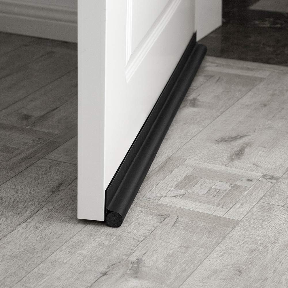 MAXTID_Door_Draft_Stopper_36_Inch_Black_Adjustable_Door_Draft_Blocker_Front_Door_Draft_Guard_for_Bottom_of_Doors_Weather_Stripping_Door_Seal_Strip