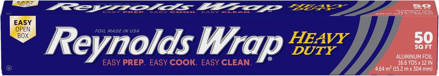 Reynolds_Wrap_Heavy_Duty_Aluminum_Foil_Roll,_Thick_Heavy_Duty_Foil_for_Added_Strength_and_Durability,_Secure_Easy_Open_and_Close_Tab,_12_Inches_Wide,_50_Sq._Ft.